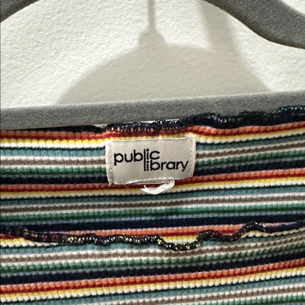 Public Library Striped Tee - Picture 2 of 4